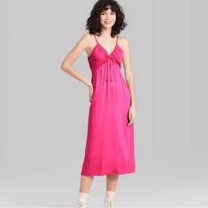 Pink Midi Dress - Wild Fable
